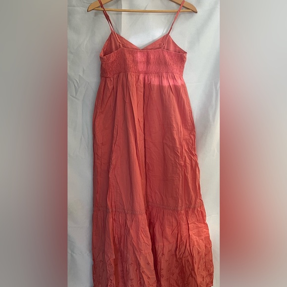 Double layer Maxi dress - Embroidered,   100% cotton - Picture 5 of 9